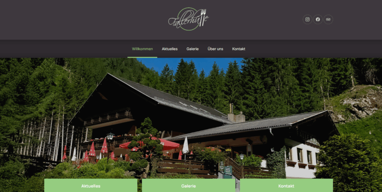 Neues Website-Design